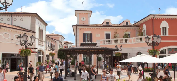 威尼斯MG名品购物村DESIGNER OUTLET NOVENTA DI PIAVE往返巴士（含往返车票 + 额外九折卡 + 5 欧元餐券）